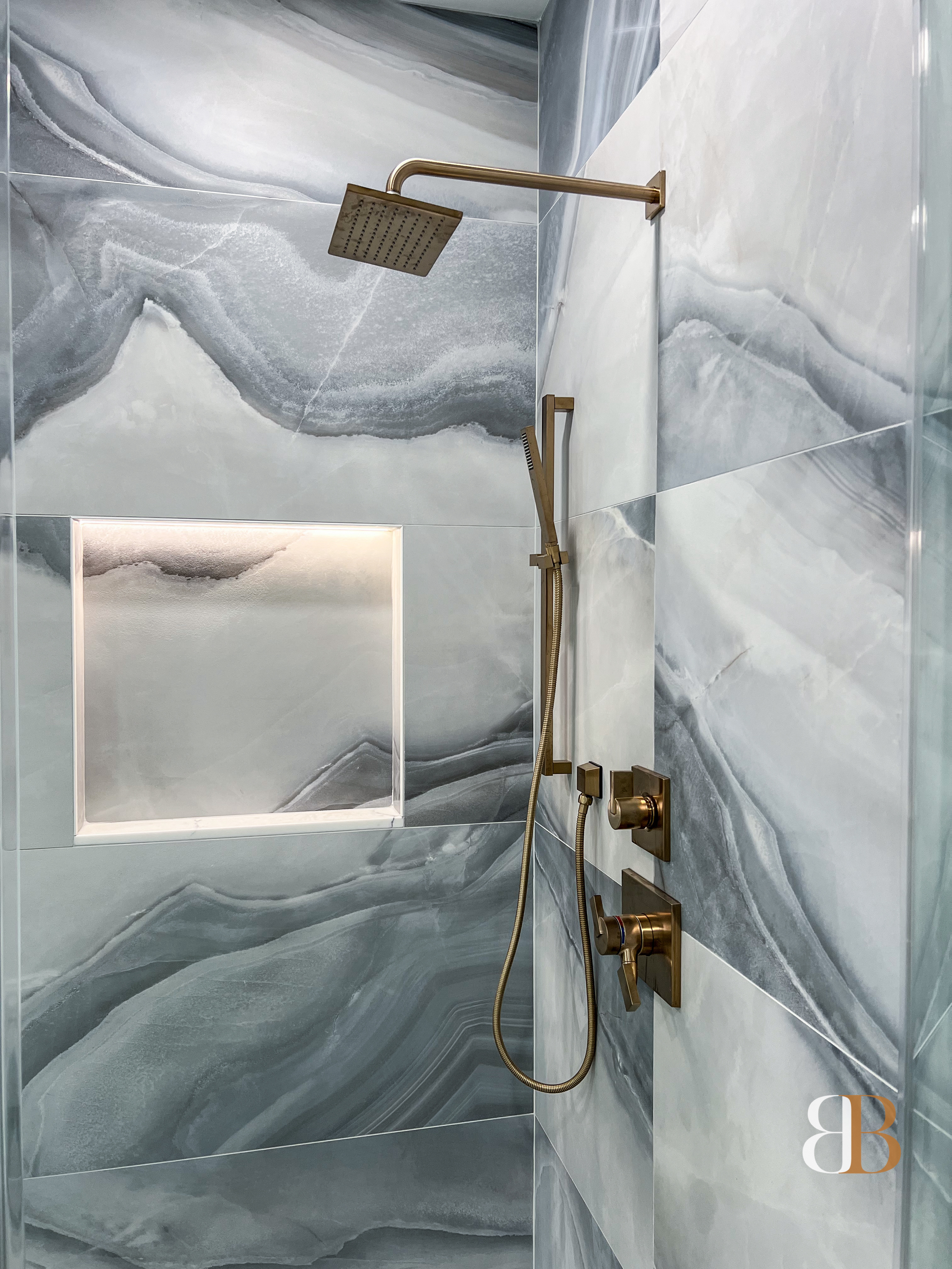 Luxury bathroom renovation in Ambler, PA by B&B Associates Creations